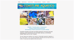 Desktop Screenshot of coastlineaquatics.com.au